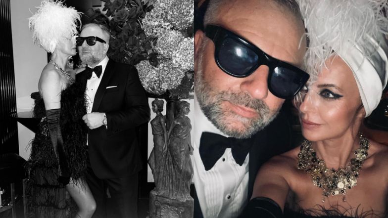 Katarzyna Sokołowska pokazała zdjęcia z imprezy Joanny Przetakiewicz. Tak bawiła się z partnerem