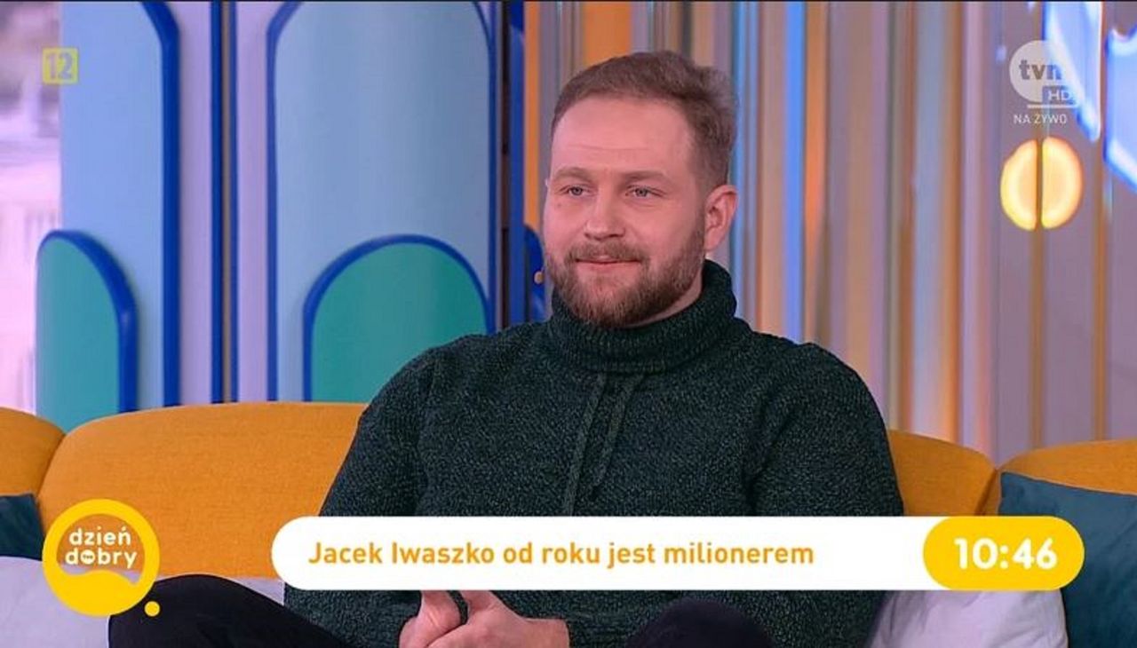 Jacek Iwaszko wygrał w "Milionerach"