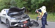 Ługi: Tragiczny wypadek pod Śremem. Zginął 36-letni motorowerzysta
