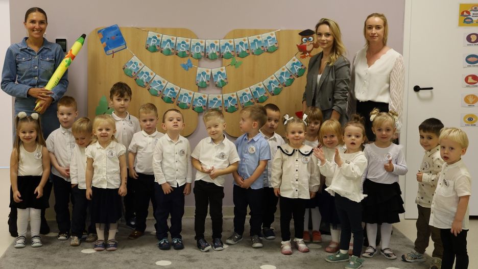 Wielki dzień w Przedszkolu &#34;Mali Przyjaciele&#34; w Grodzisku Wielkopolskim. Maluchy oficjalnie stały się przedszkolakami!