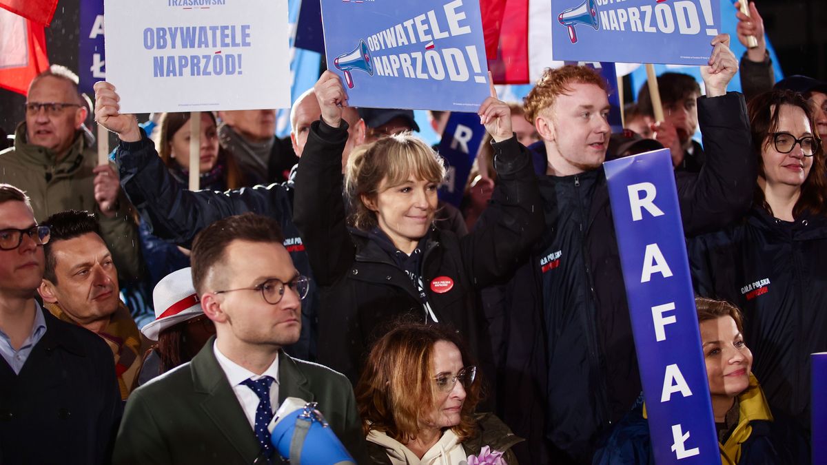 Końskie. Sympatycy Rafała Trzaskowskiego