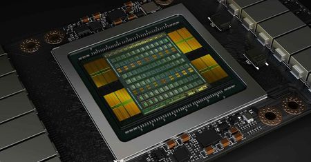 Topowy układ dla kart GeForce RTX 3000 uwieczniony na zdjęciu - jest potężny