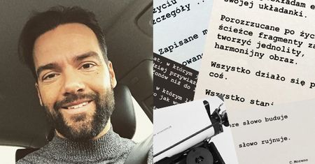 Conrado Moreno został "poetą"! "Dobre słowo buduje, złe słowo rujnuje"