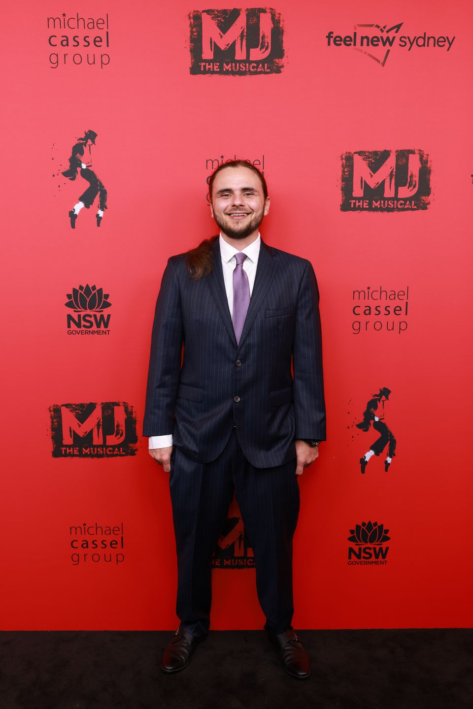 Prince Jackson na premierze musicalu w Sydney 