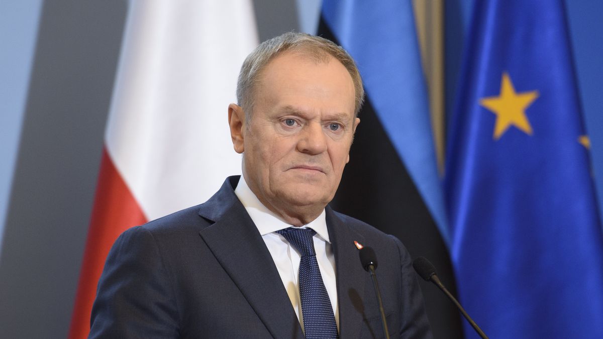 Polish Prime Minister Donald Tusk speaks as he addresses the media after talks with Estonia's PM Michal Kristen in Warsaw, Poland, December 11, 2024. The main topic of the meeting was strengthening security between the two countries and the ongoing Russian aggression on Ukraine.