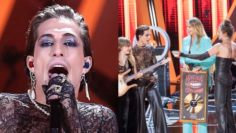 Maneskin oddali nagrodę Polsatu