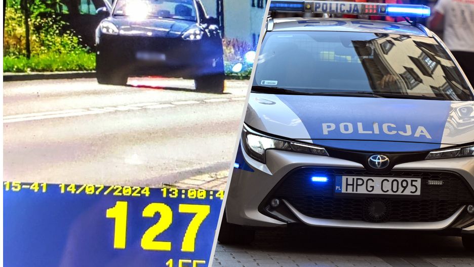 Jechał 127 km/h. Zatrzymali go policjanci