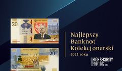 Międzynarodowa nagroda dla Narodowego Banku Polskiego – banknot „Lech Kaczyński. Warto być Polakiem” najlepszym banknotem kolekcjonerskim roku 2021
