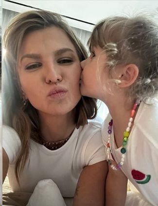 Anna Lewandowska z córką (Instagram)