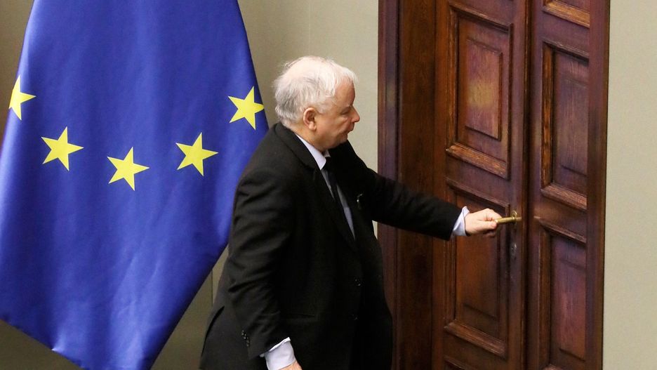 Koronawirus. Prezes PiS Jarosław Kaczyński w Sejmie (zdj. arch.)