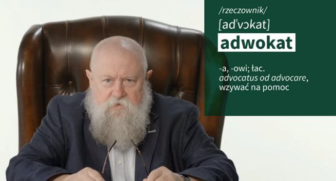Jerzy Bralczyk w kampanii Naczelnej Rady Adwokackiej „Adwokat w każdym przypadku”