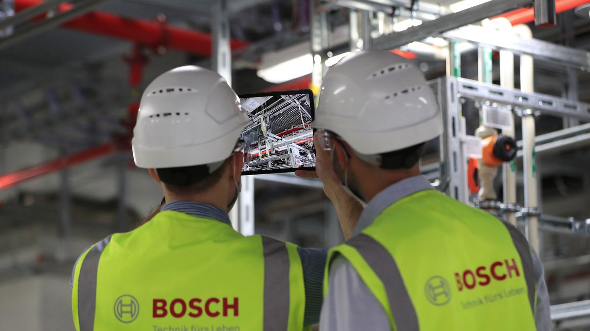 Pracownicy fabryki Boscha w Niemczech