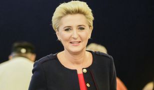 Agata Duda pojawiła się na wystawie bez męża. Internauci są oburzeni