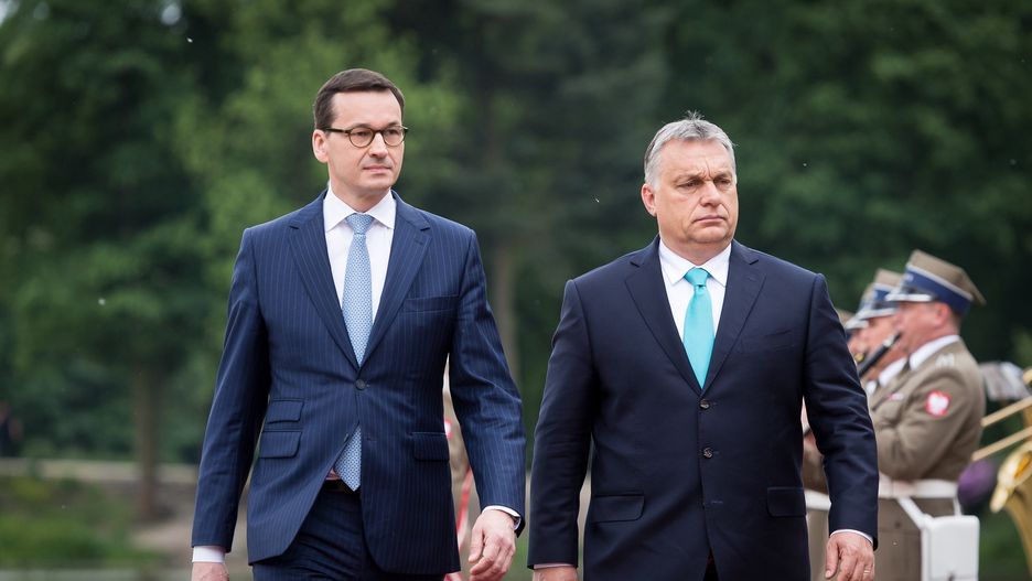 Polish Politics And More (archives 2016-2022)
Polish Prime Minister Mateusz Morawiecki welcomes Hungarian Prime Minister Viktor Orban in front of the Lazienki Palace in Warsaw, Poland on May 14, 2018  (Photo by Mateusz Wlodarczyk/NurPhoto via Getty Images)
NurPhoto
baths palace, foreign, hungarian, hungarian prime minister viktor orban, lazienki krolewskie, lazienki palace, lazienki park, matusz, mihaly, minister, morawiecki, orban, orbn, palac na wyspie, palace on the water, polish, polish prime minister mateusz morawiecki, polska, polski, prime minister of hungary, royal baths park, viktor, wlma, wiktor, briefing, conference, flags, kancelaria, konferencja, mateusz, media, ministers, ministrow, of, official, oswiadczenie, palac lazienkowski, palac na wodzie
