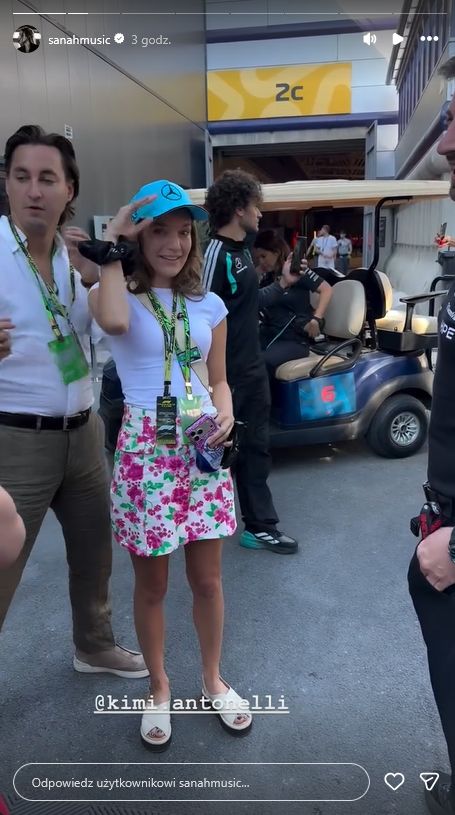 Sanah na Formule 1 w Madrycie