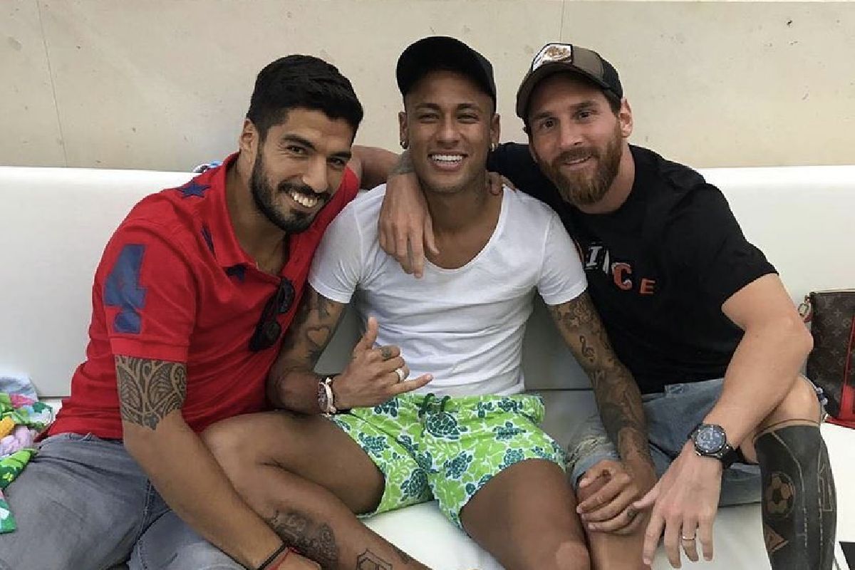 Luis Suares, Neymer Jr i Lionel Messi