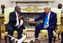 Spięcie w Białym Domu. Trump zaskoczył filmem prezydenta RPA