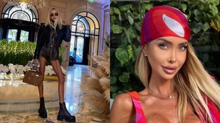 Ultraszczupła Julia Dybowska wdzięczy się w opulentnych wnętrzach w ciężkich buciorach i z kosztowną torebunią w dłoni (FOTO)