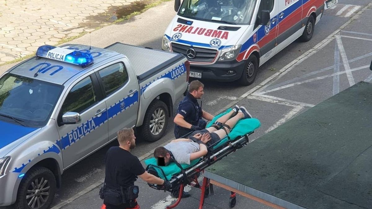 Zatrzymanie mężczyzny