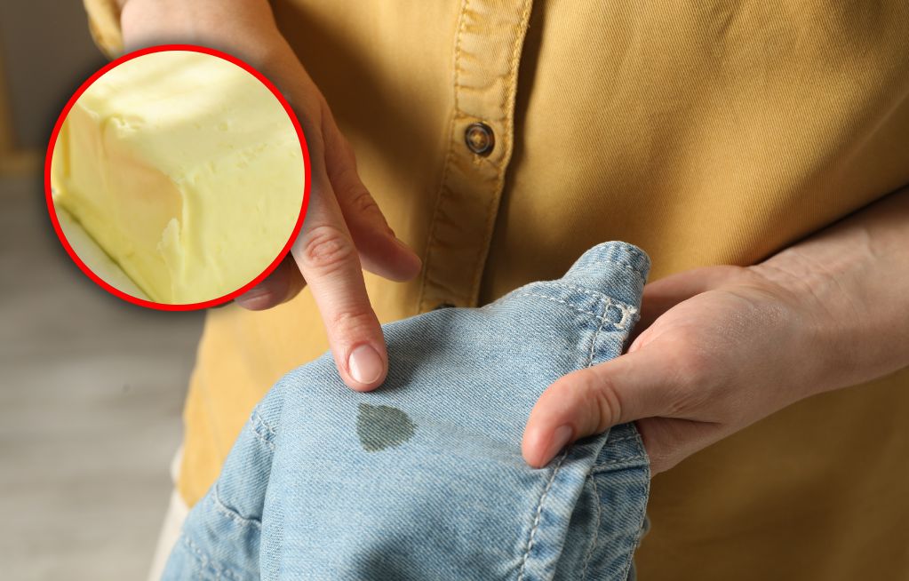 Jak usunąć plamy ze smaru z ubrań? Pomoże produkt z lodówki