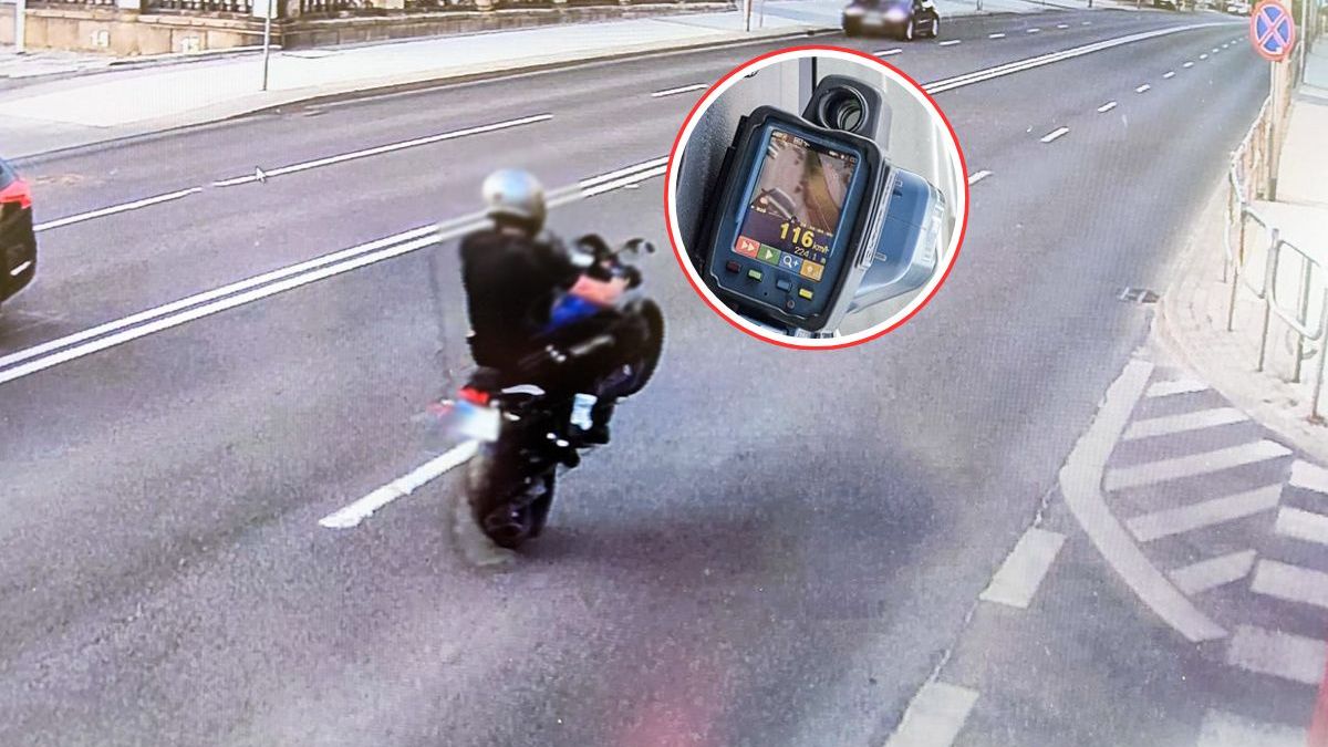 Jechał na jednym kole przez miasto. Kilka godzin później 