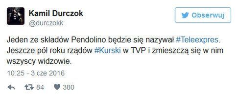 Kamil Durczok (screen Twitter