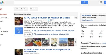 Usługa Google News już niedostępna w Hiszpanii!