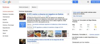 Google News znika z hiszpańskiego internetu