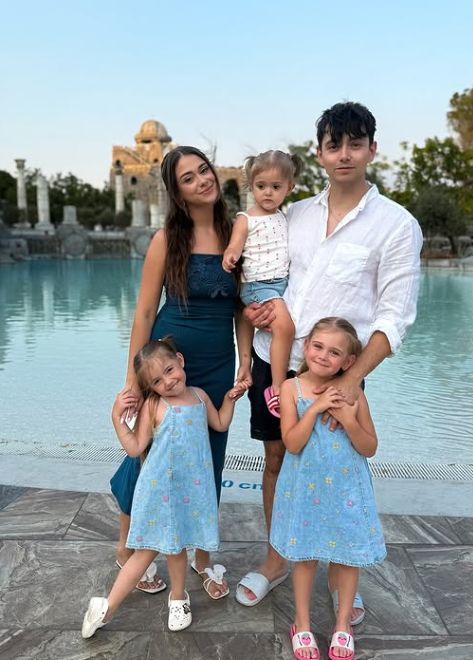 Sylwia Przybysz, Jan Dąbrowski z dziećmi