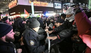 Starcie w Nowym Jorku. Zwolennicy Hamasu nie chcieli świateł na choince