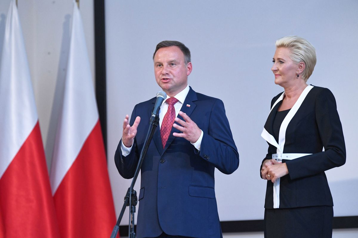 Zakłócone przemówienie prezydenta w Gdyni. Gwizdy i okrzyki