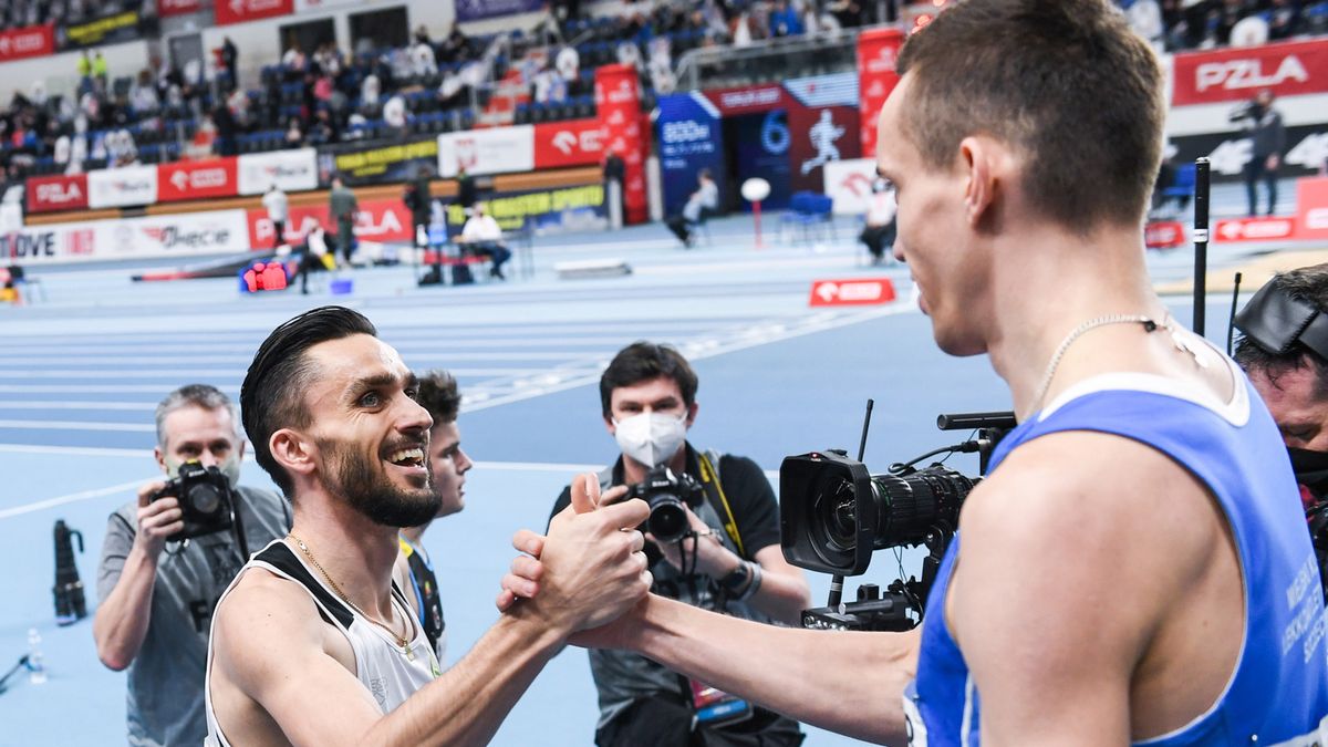 PAP / Paweł Skraba / Adam Kszczot gratuluje Patrykowi Dobkowi