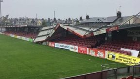 Huragan Ofelia pustoszy Europę. Poważne zniszczenia na stadionie Cork City