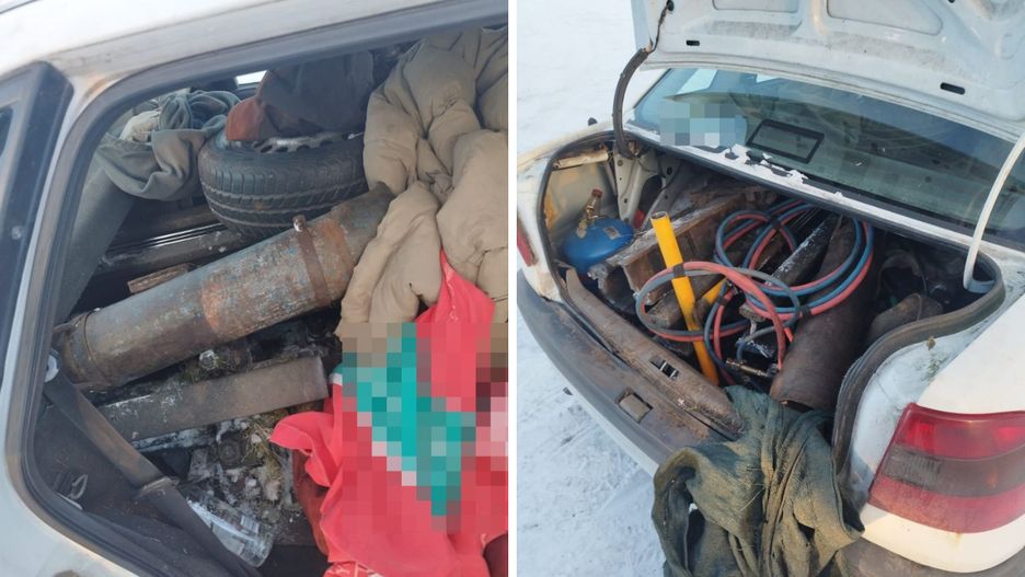 Policja pokazała, co wieźli w oplu