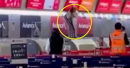 Dantejskie sceny na meksykańskim lotnisku. Agresywna kobieta wpadła w szał
