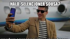 KMŚ. Zatelefonował do selekcjonera. Zobacz memy po dublecie Lewandowskiego