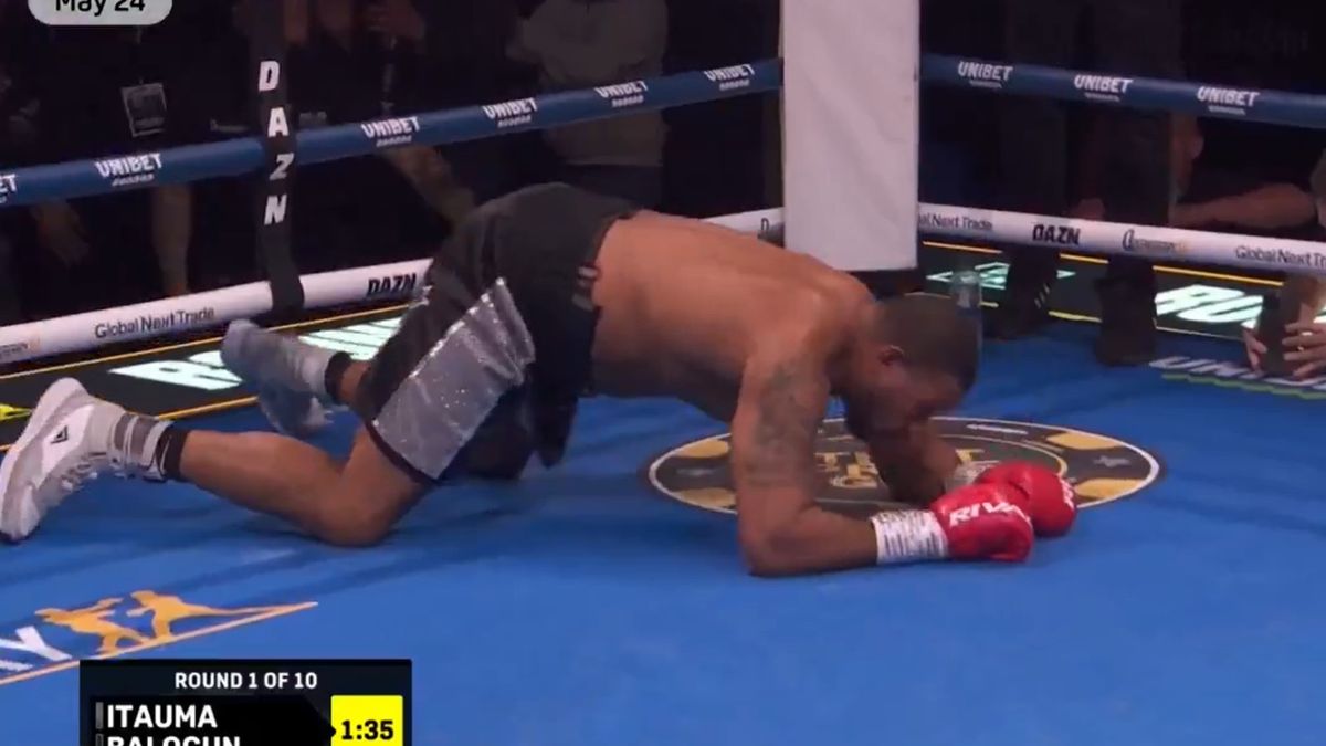 Twitter / DAZN Boxing / Balogun na deskach