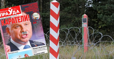 Andrzej Duda z wąsami Hitlera. Białoruskie media drwią z polskiego prezydenta