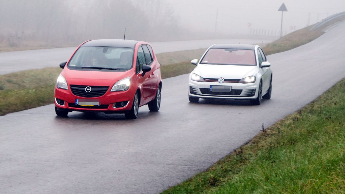 We mgle należy pamiętać o światłach