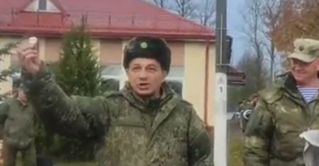 Szopka w Białorusi. Tak przywitano rosyjskich żołnierzy