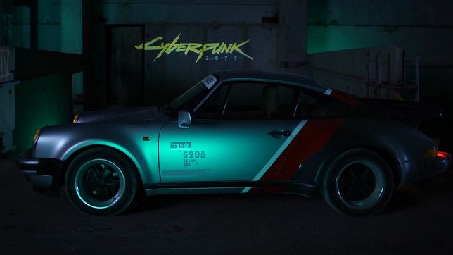 Порше 911 киберпанк 2077