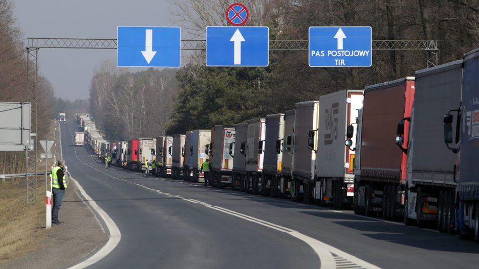 Przejście graniczne w Koroszczynie na granicy z Białorusią