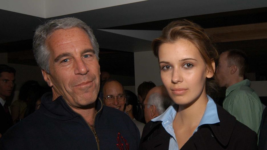 NEW YORK, NY - MAY 18: (L-R) Jeffrey Epstein, Adriana and Maer Roshan attend Launch of RADAR MAGAZINE at Hotel QT on May 18, 2005. (Photo by Neil Rasmus/Patrick McMullan via Getty Images)