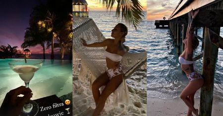 Blanka Lipińska w bikini pręży się pod pomostem: "Welcome to paradise" (ZDJĘCIA)