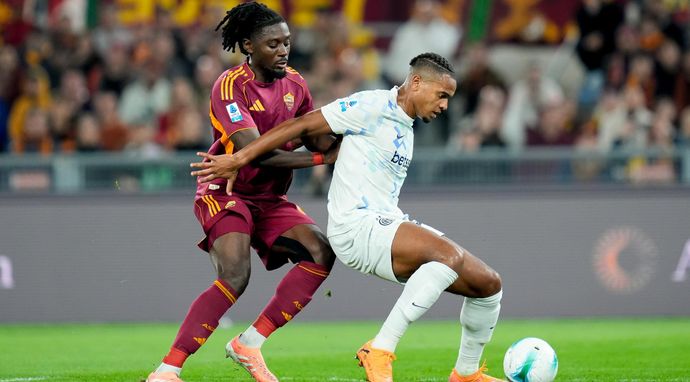 Liga włoska - mecz: AS Roma - Inter Mediolan