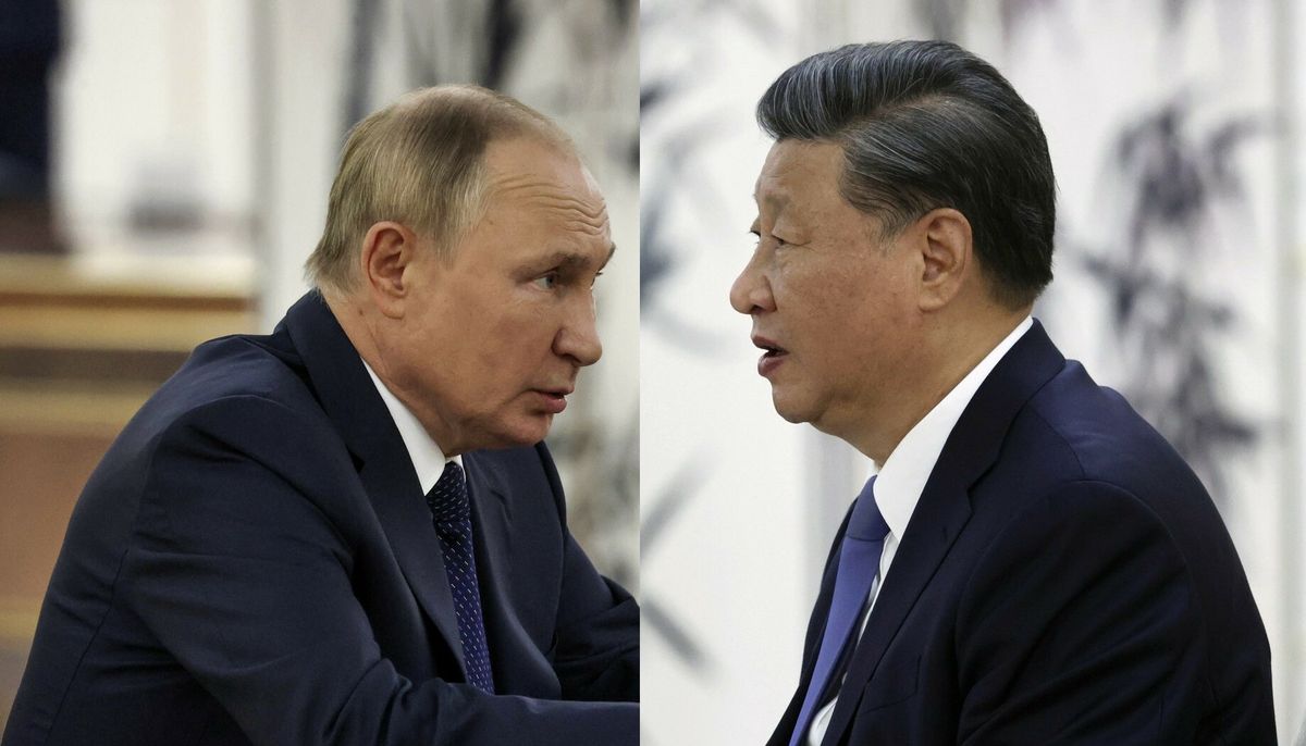 Putin i Jinping w Samarkandzie