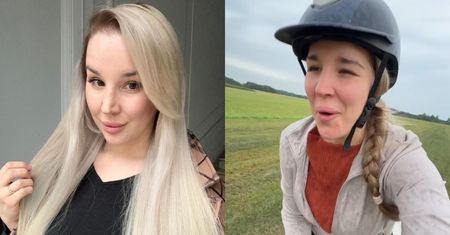Lil Masti galopuje na koniu z telefonem w ręku. Internauci zaniepokojeni. "Nierozsądne to zupełnie!" (WIDEO)