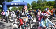 Rodzinny rajd rowerowy "Śladami Uzdrowiska". W imprezie uczestniczyło ponad 300 cyklistów