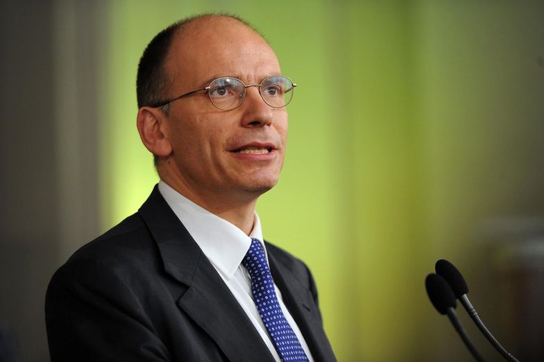 Na zdj. desygnowany na premiera Enrico Letta