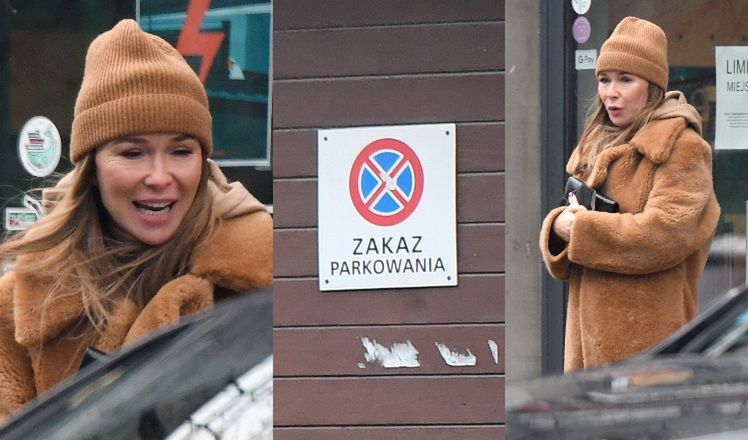 Szofer Joanny Przetakiewicz ZNÓW parkuje bentleyem na niedozwolonym miejscu (ZDJĘCIA)